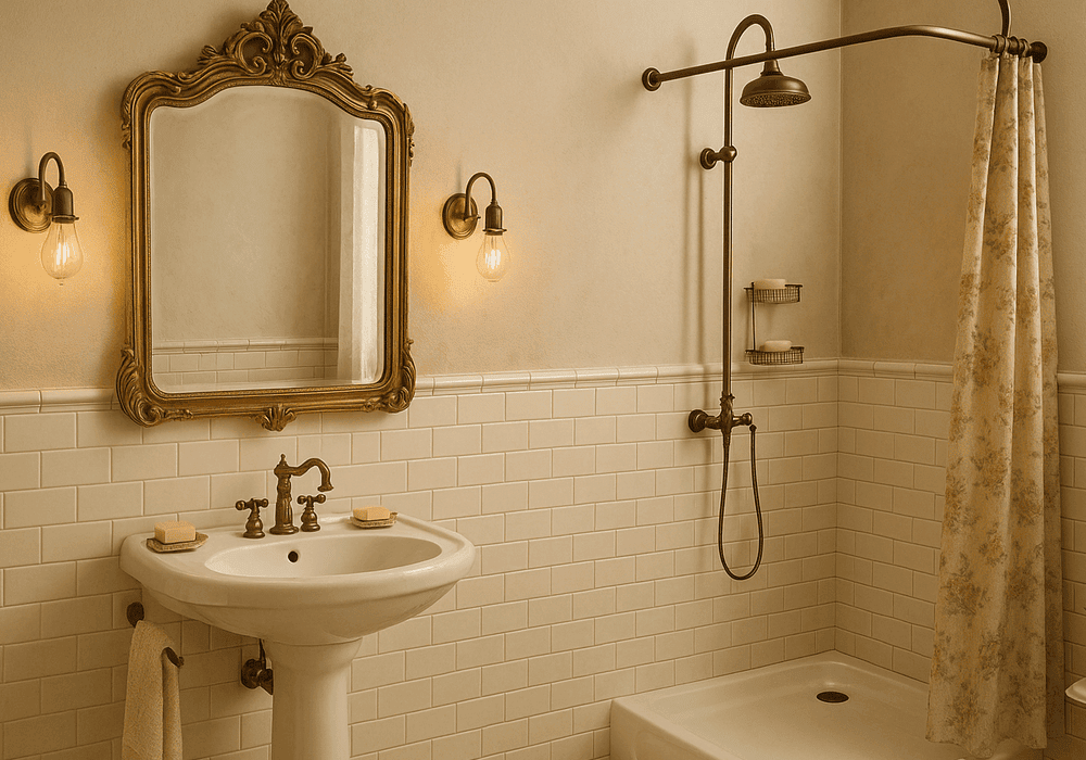 Vintage-Stil im Badezimmer: Welche Elemente nicht fehlen dürfen