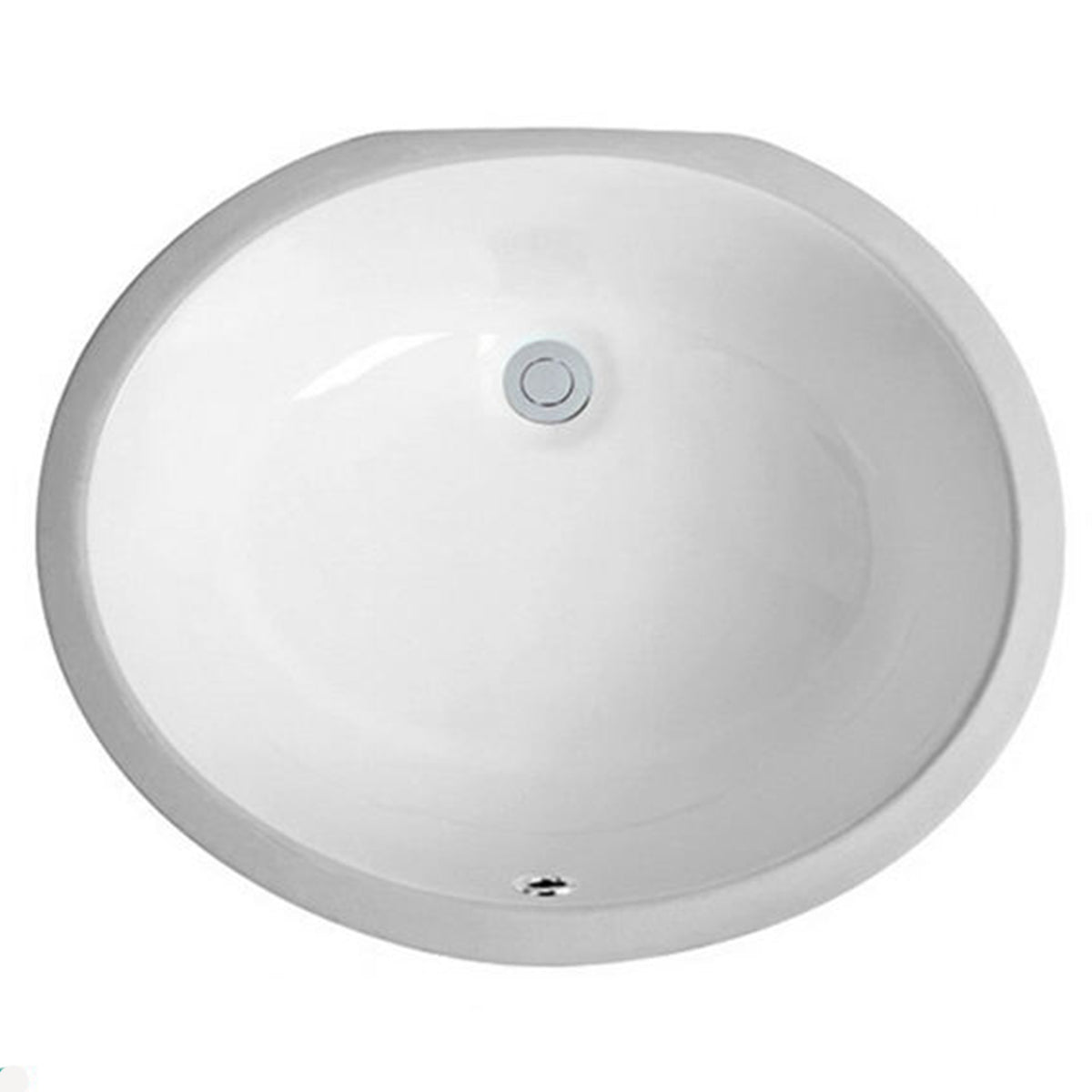 Lavoar, ceramica sanitara, montaj incastrat sub blat, Alb Lucios, 49x40 cm, Selora