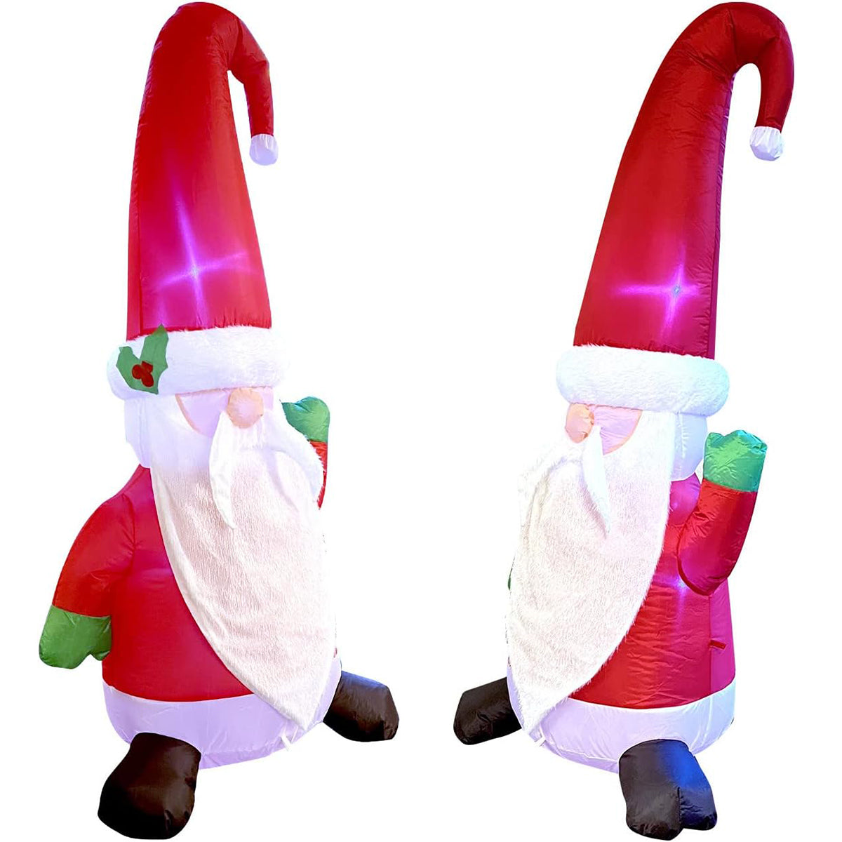 Figurina gonflabila cu pompa electrica inclusa, Iluminare Led, IP44, Ego-Elf, 150 cm