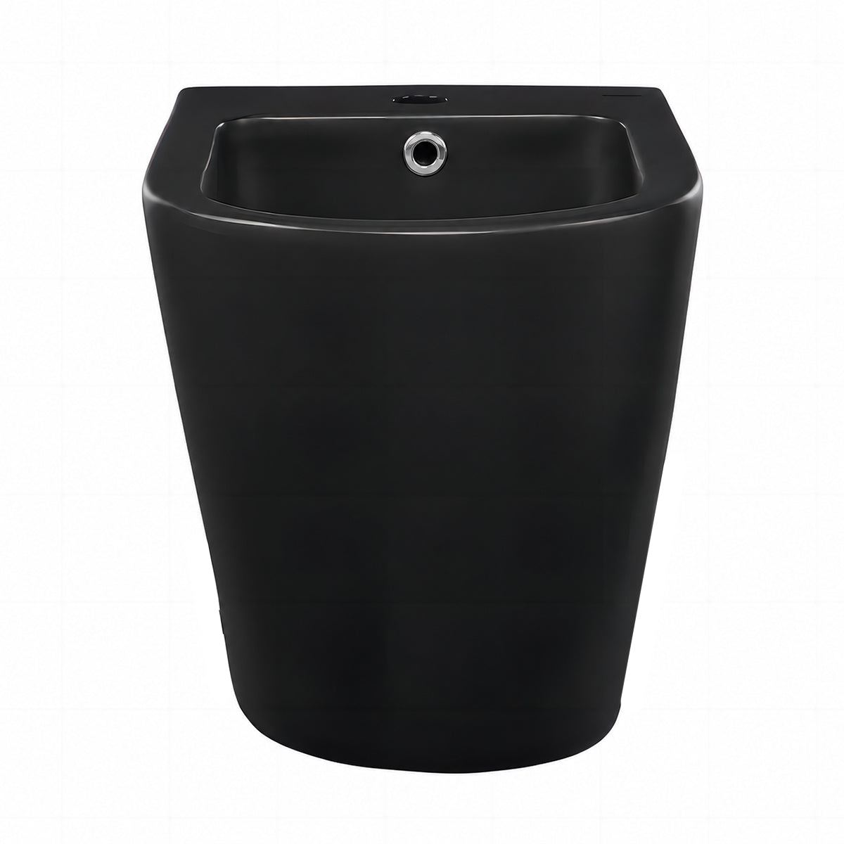 Vas bideu Galo, Negru Mat, Power Colour, 56x36 cm montaj podea, cu preaplin