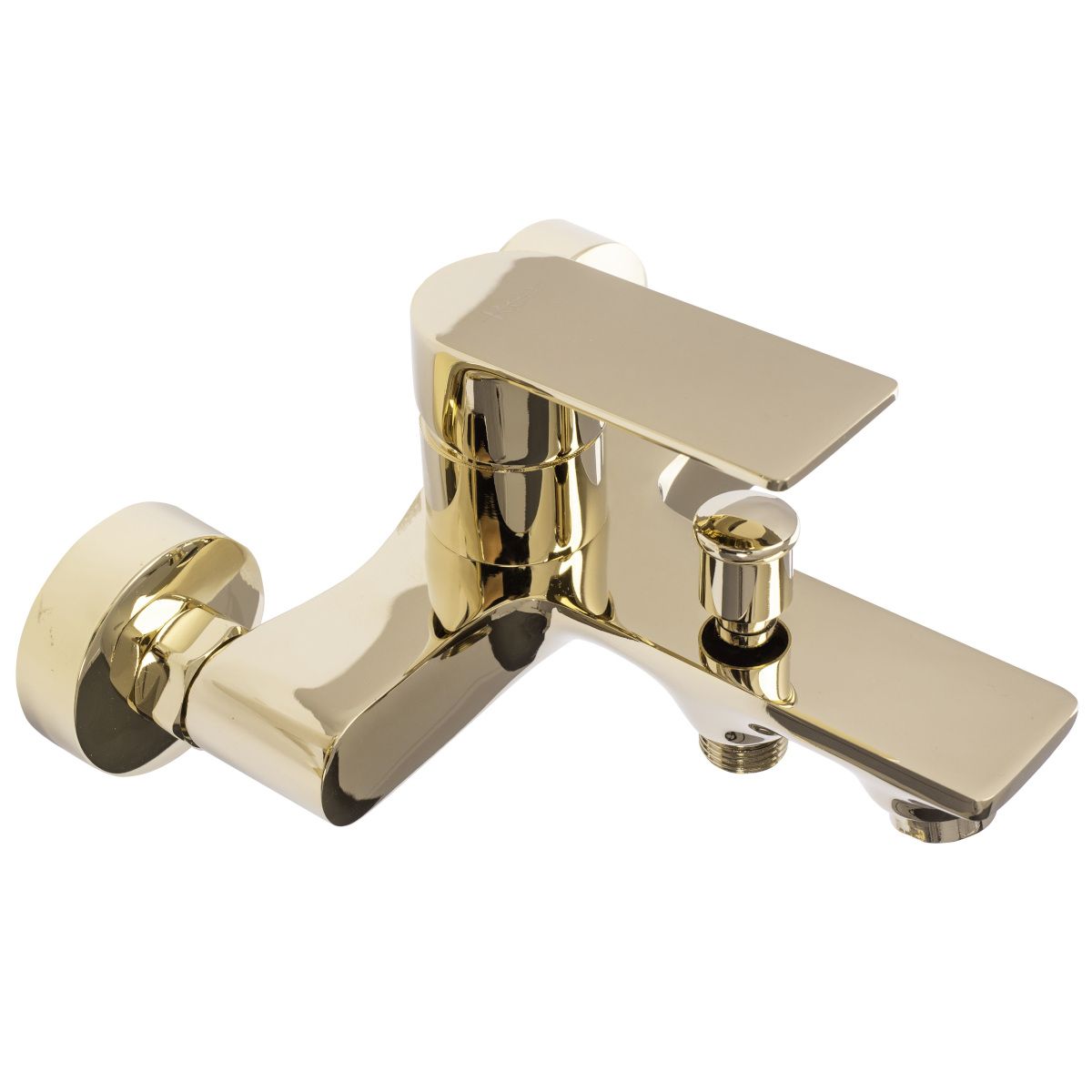 Baterie cada REA-Mayson Gold, montaj pe perete, finisaj auriu, Dus de mana inclus