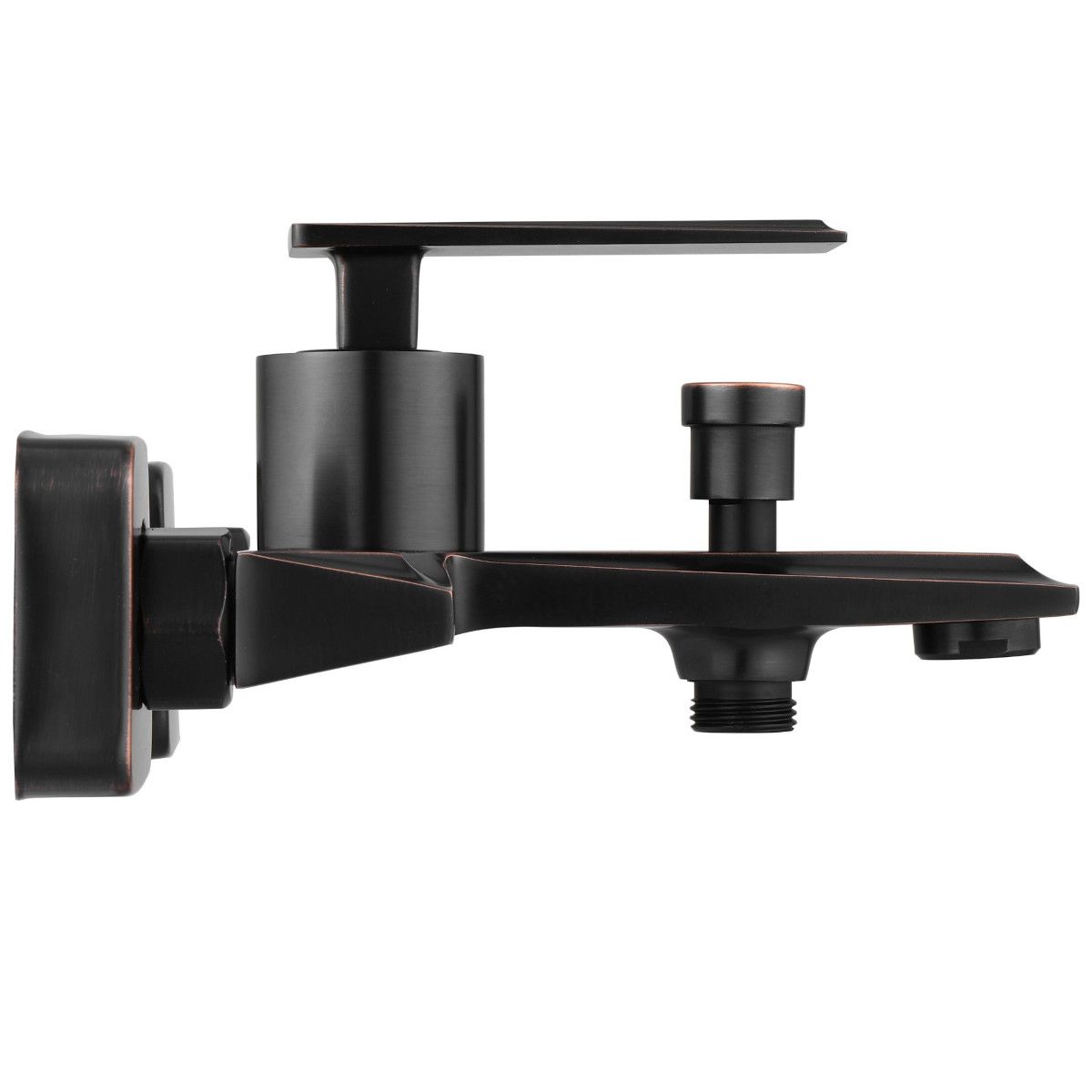 Baterie cada Romano Black, finisaj Negru Mat, galvanizat, margini periate, montaj pe perete