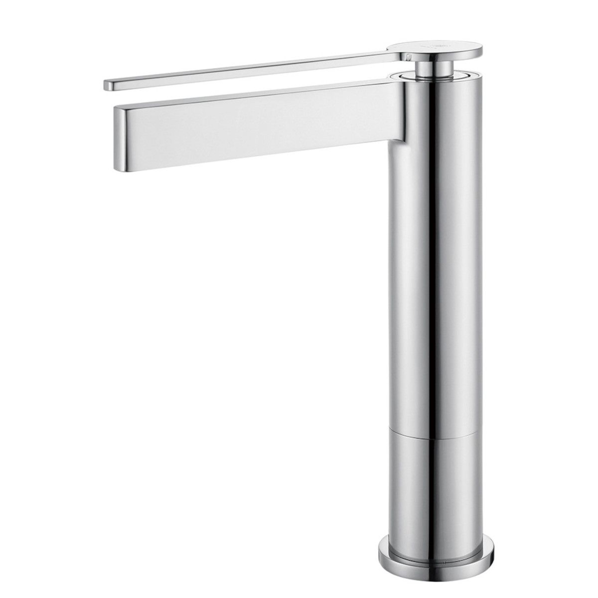 Baterie lavoar, maner si pipa slim, Crom, montaj pe blat, Elis