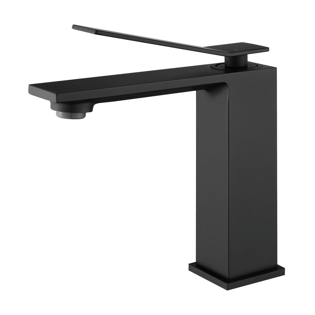 Baterie lavoar Negru Mat, perlator , montaj pe lavoar, Delos