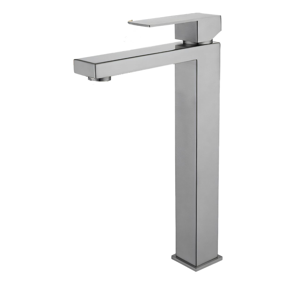 Baterie lavoar, perlator, montaj pe blat, Nichel Mat, inaltime 28 cm, Mira