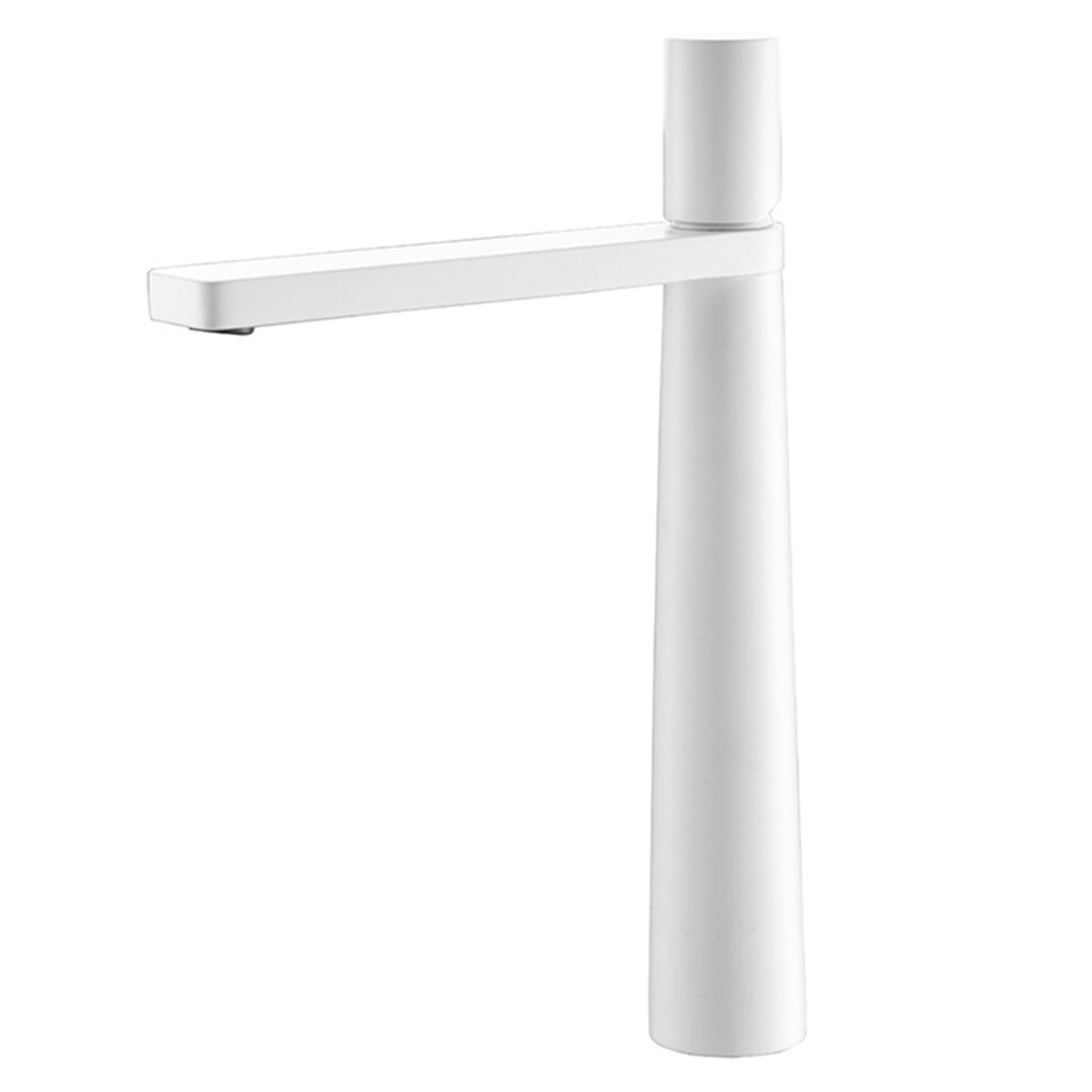 Baterie lavoar Pilar, Alb Mat, inaltime 31.5 cm, montaj pe blat