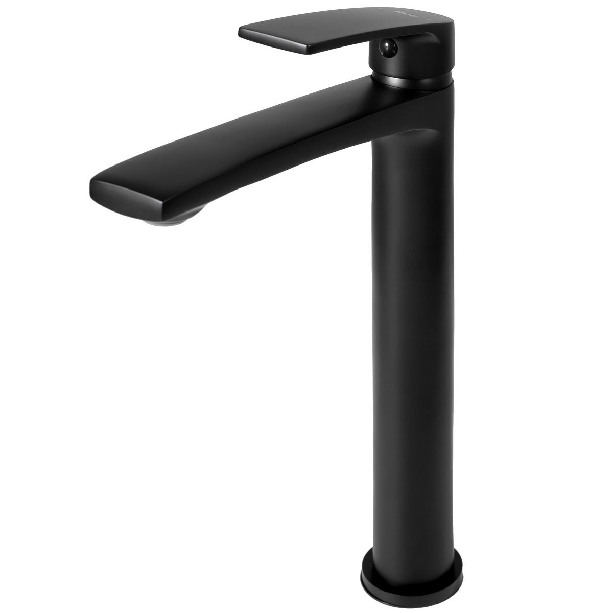 Baterie lavoar REA-Luppo Black High, montaj pe blat, finisaj negru mat, perlator aer, design deosebit