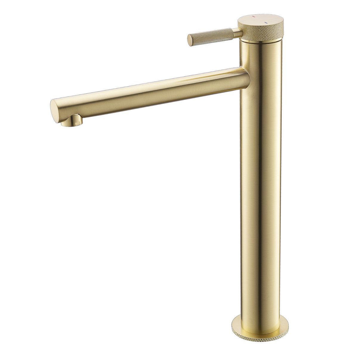 Baterie lavoar Tiona, Auriu Mat, inaltime 30.5 cm, montaj pe blat