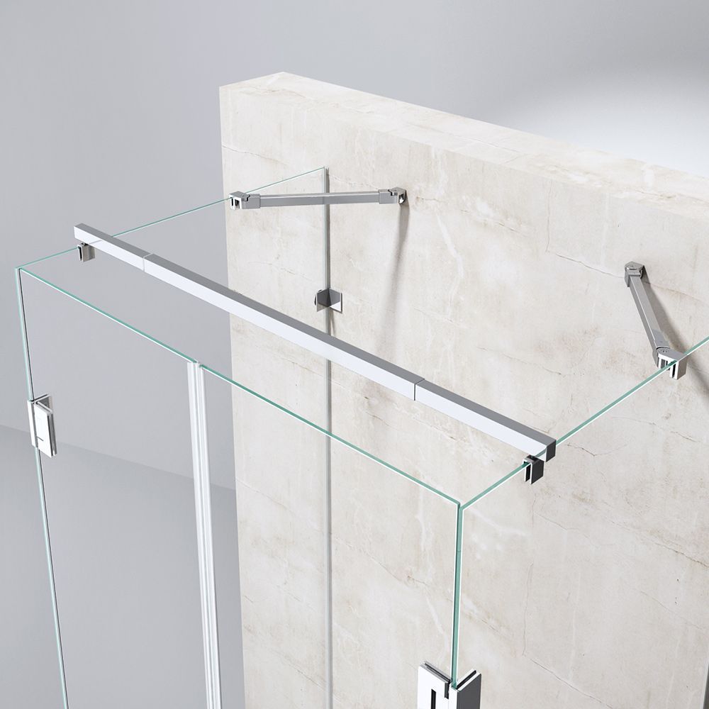 Cabina EGO-40, 3 laturi, usi Batante deschidere 180 grade, sticla 8 mm, diferite dimensiuni