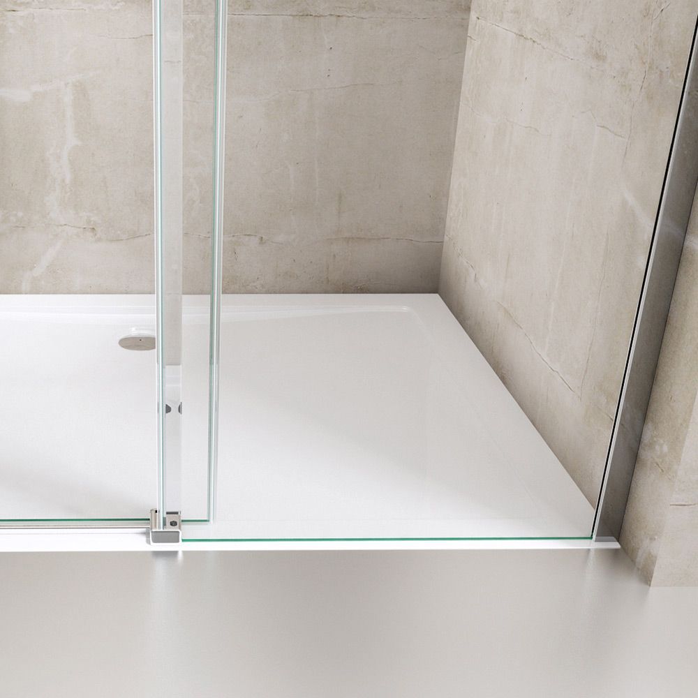 Cabina EGO-17, perete fix si usa Culisanta, sticla securizata 8 mm, dimensiuni la alegere