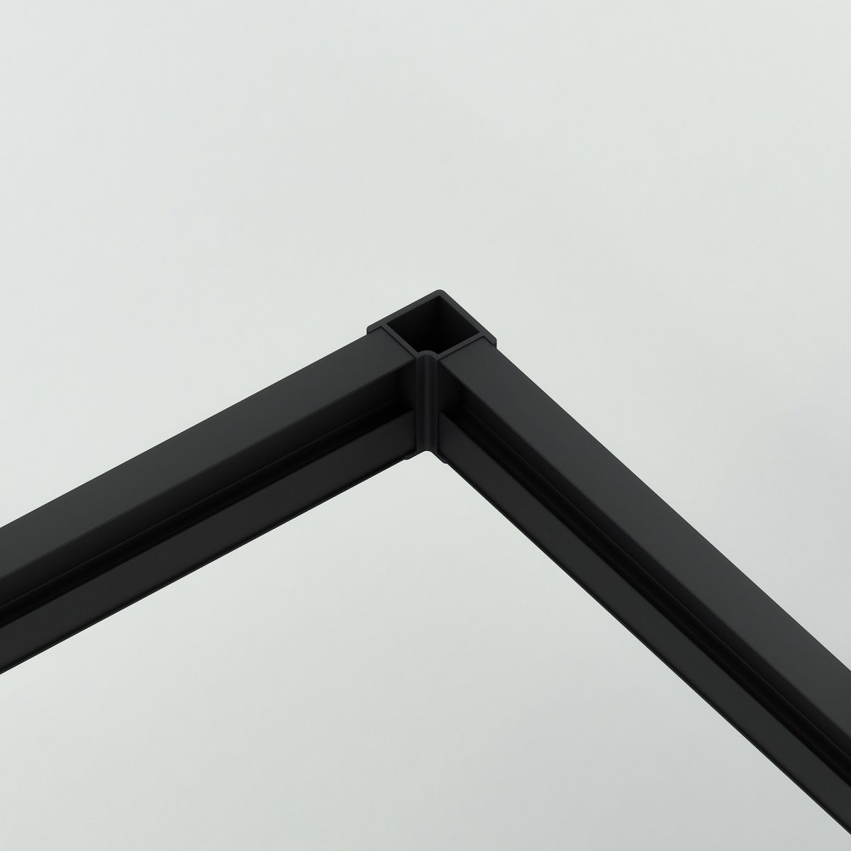 Cabina dus, 2 Usi Glisante, sticla securizata de 6 mm, 80-100 x 80-100 cm, profil Negru Mat, Medea