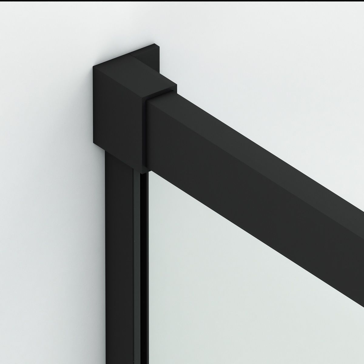 Cabina dus, 2 Usi Glisante, sticla securizata de 6 mm, 80-100 x 80-100 cm, profil Negru Mat, Medea