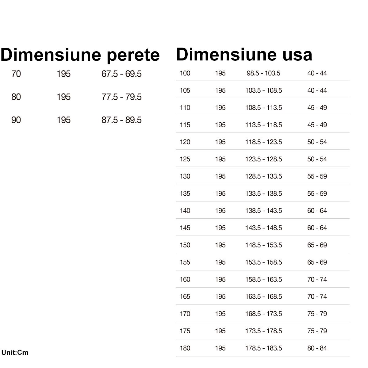 Cabina dus, perete fix si usa glisanta, sticla securizata de 6 mm, 70-90 x100-180 cm, profil Negru Mat, Hanes