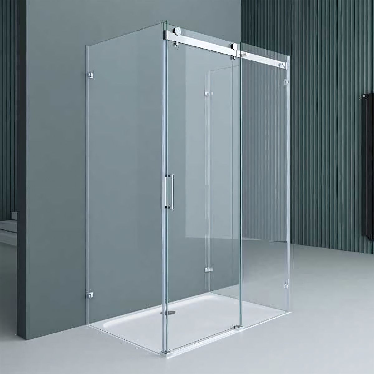 Cabina de dus, 3 laturi, Usa Glisanta, Sticla 8 mm, Tratament Nano, Dimensiuni la alegere, EGO-17-2U
