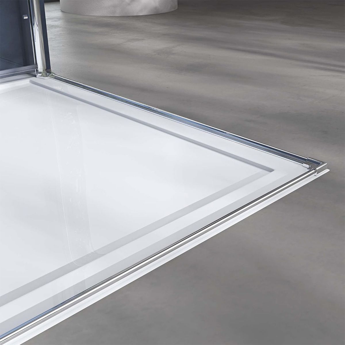 Cabina EGO-26, Usi Pliabile, sticla securizata 6mm, Transparenta, Dimensiuni la alegere