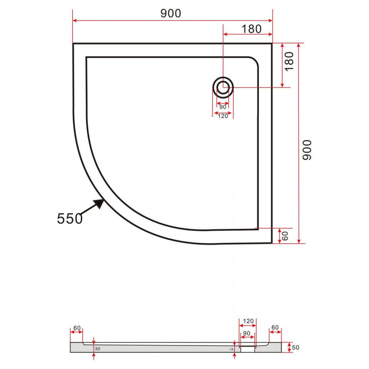 Cabina Ego-Mathis, usi glisante, crom, sticla 6 mm, 90-90 x 195 cm, cu sau fara cadita, Nano Easy Clean