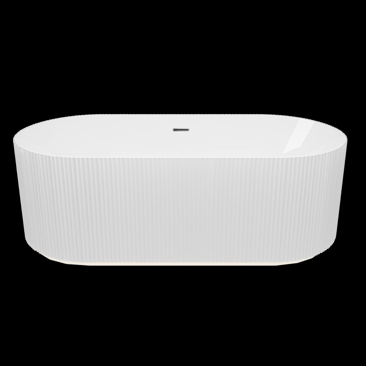 Cada de baie, freestanding, Iluminare Led , senzor miscare,  Acril, ventil  inclus, Alb Lucios, 170x80 cm, Eliza