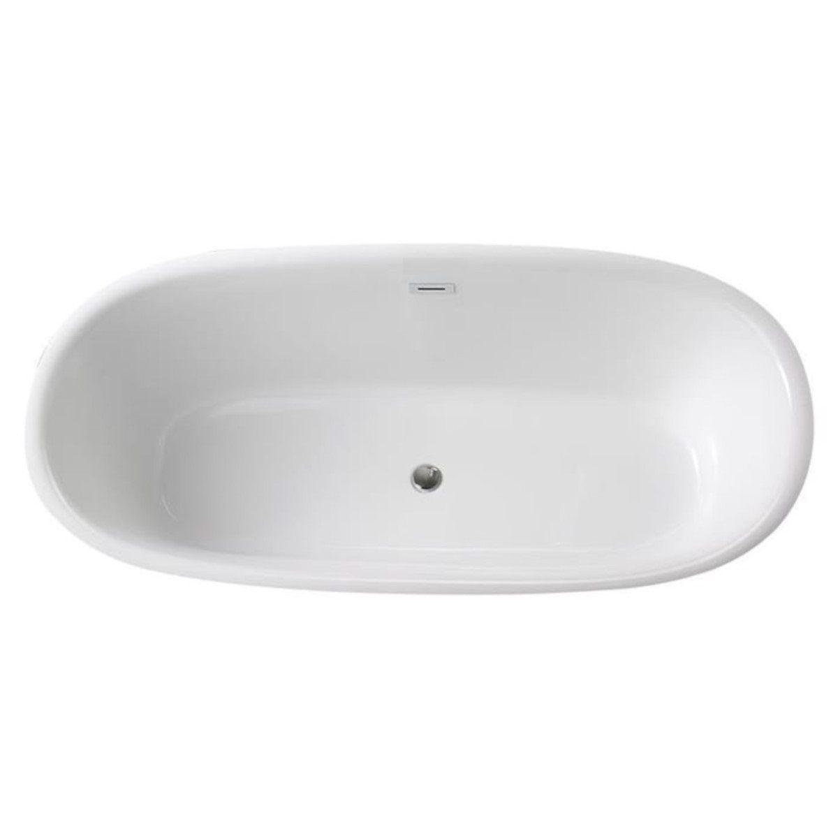 Cada de baie Maluma, freestanding, 184x87 cm, alb lucios, Royalty Line by Ego
