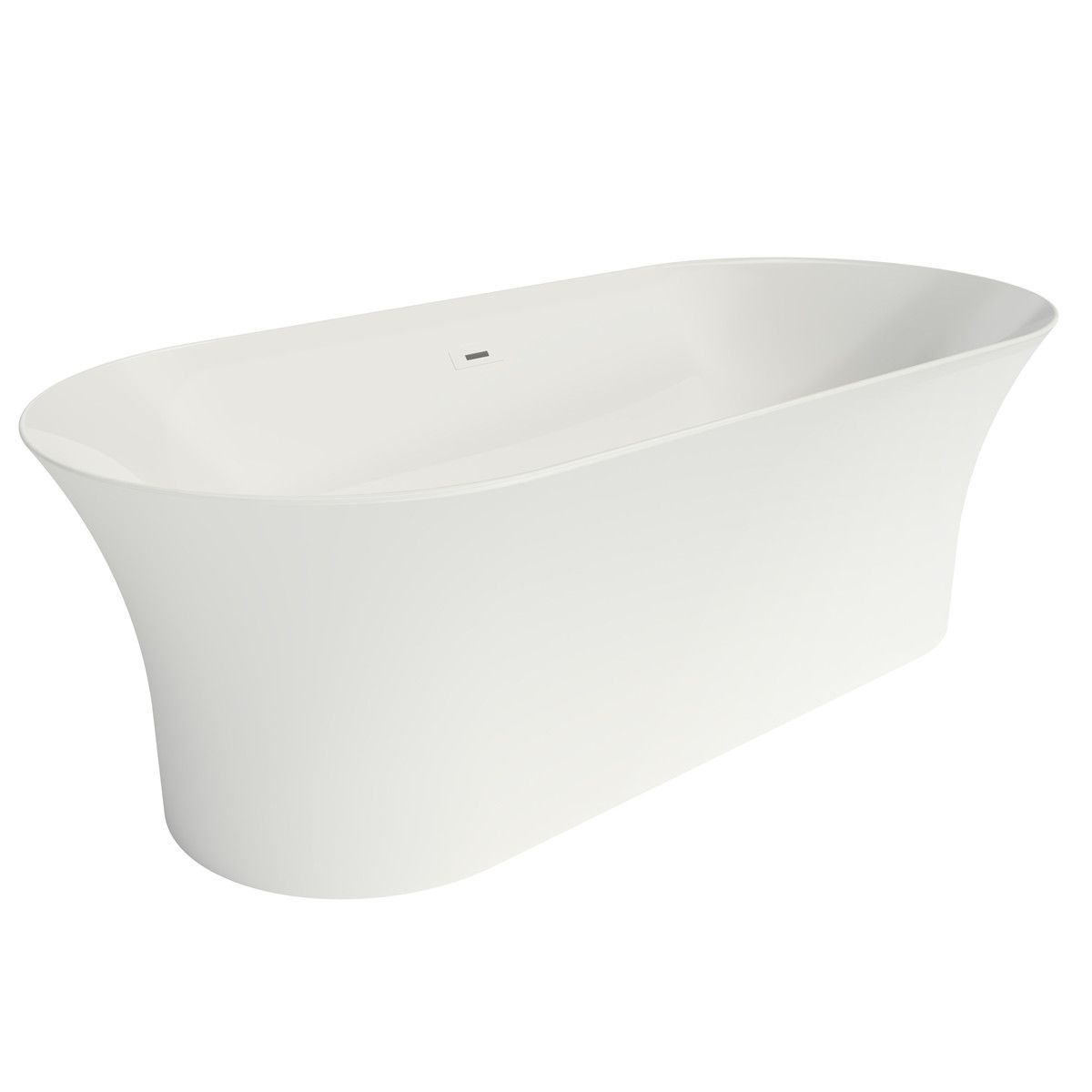 Cada de baie Maluma, freestanding, 184x87 cm, alb lucios, Royalty Line by Ego