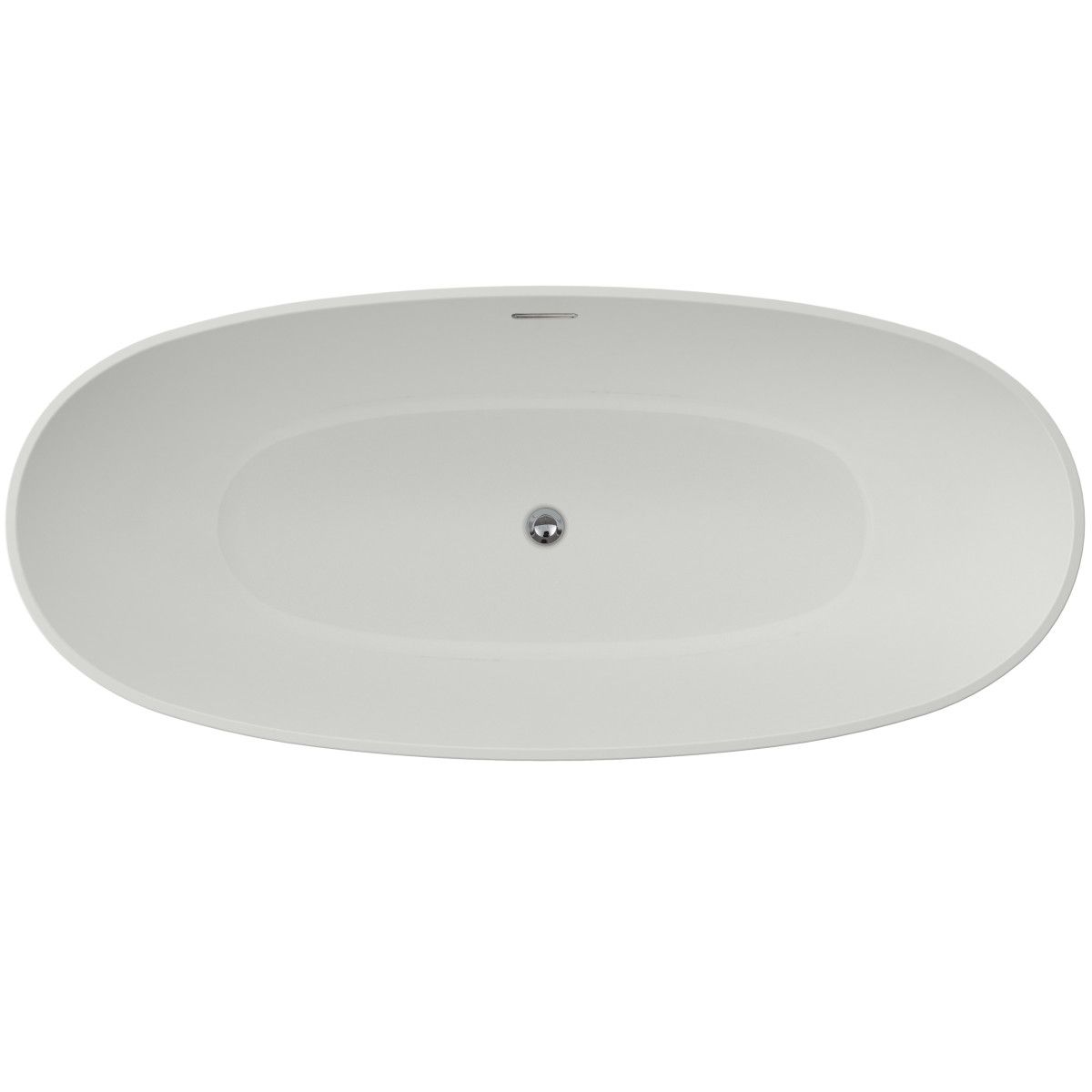 Cada de baie Zinon, Acril sanitar, Alb Lucios, 150, 160, 170 cm, izolare termica, freestanding