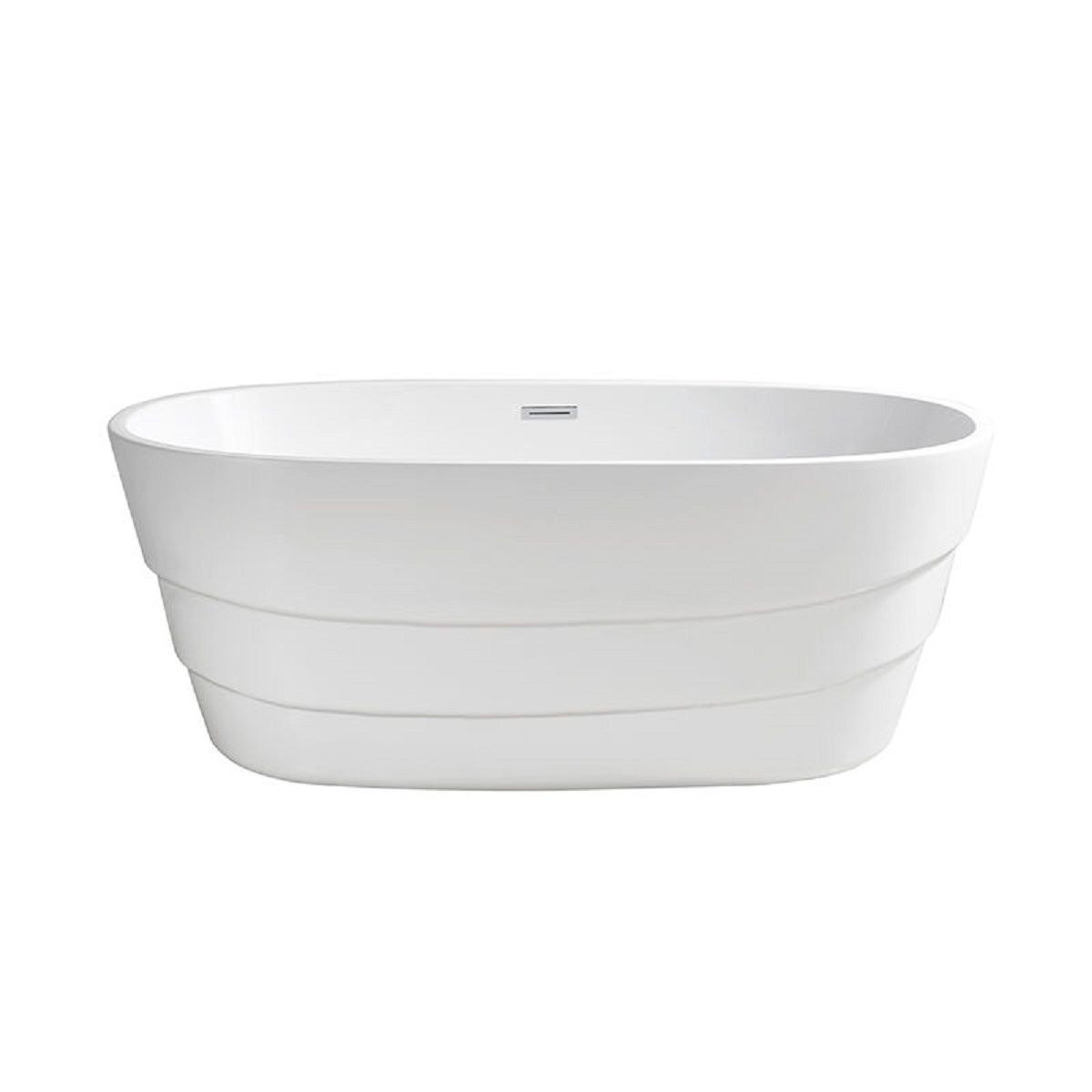 Cada Freestanding EGO Saona, 160x78 cm, acril sanitar, alb lucios, design Exclusivist