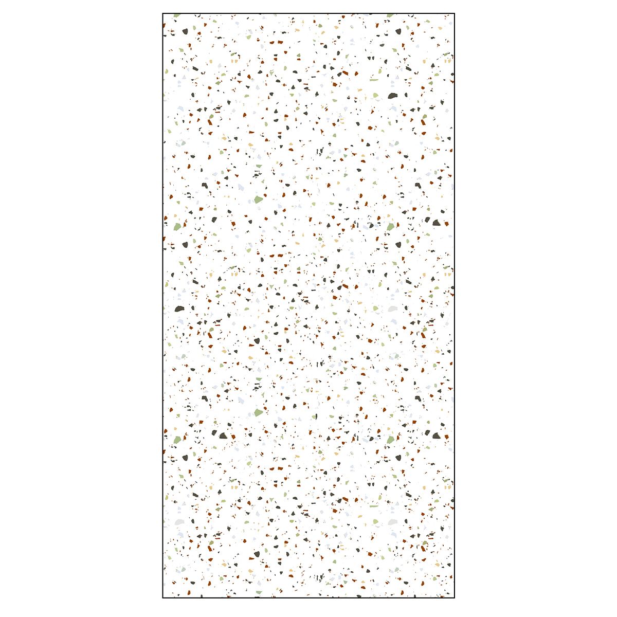 Cadita de dus, Alb, finisaj Terrazzo, compozit mineral, inaltime 2.5 dimensiuni 100-120x80-90 cm, decupabila, Antonio
