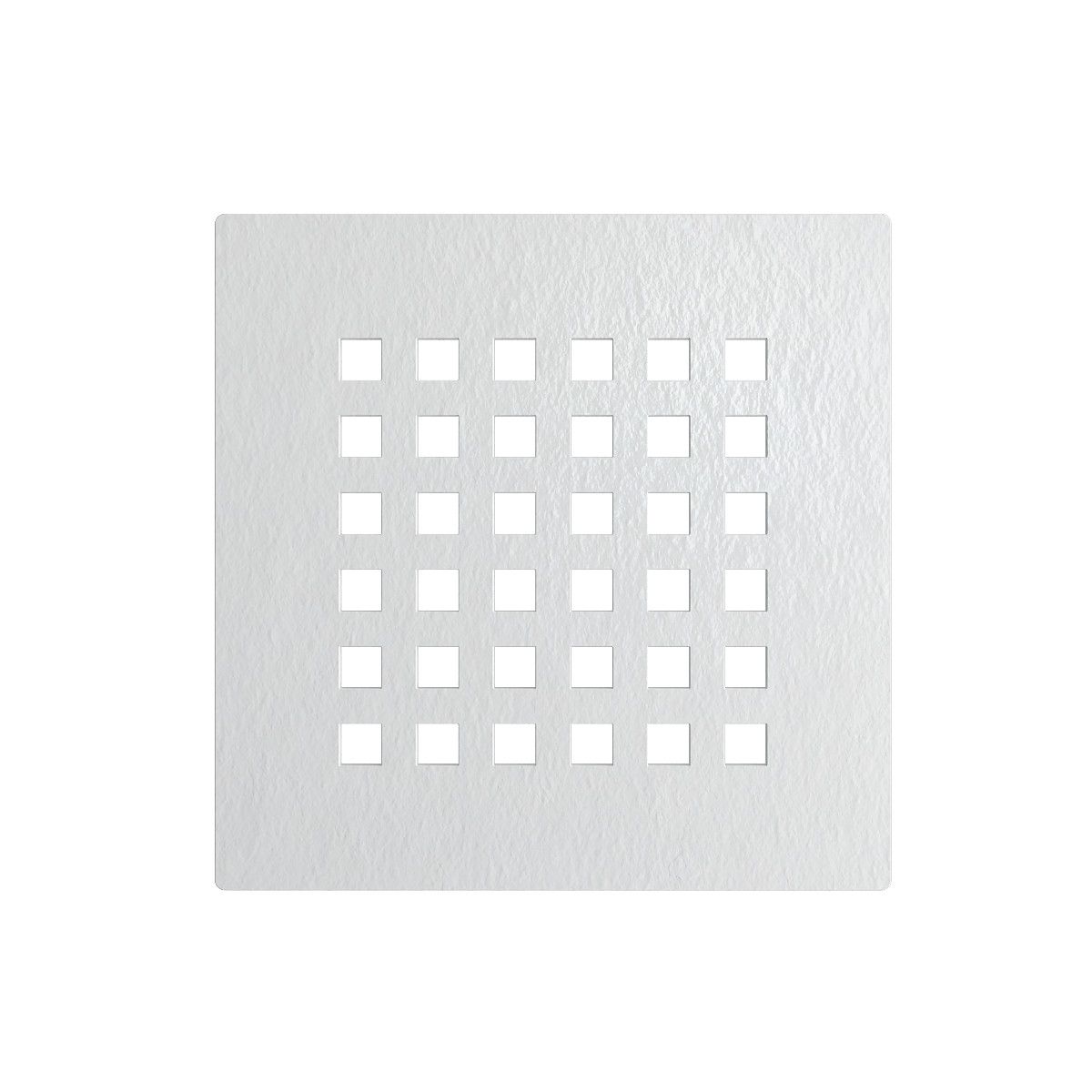 Cadita de dus pentagonala, compozit mineral, dimensiuni 90x90 cm, inaltime 2.5 cm, decupabila, Alb, Aurelio