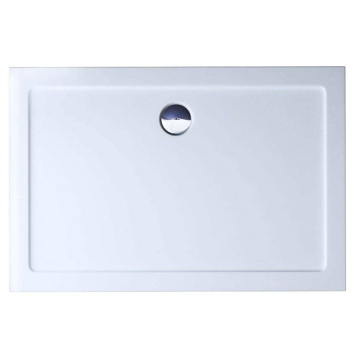 Cadita dreptunghiulara slim, 4 cm inaltime, sifon inclus, dimensiuni intre 80-90 x 100-160 cm, acril sanitar, EGO-FARO