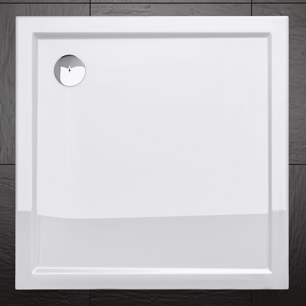 Cadita dus, acril cu cadru de otel reglabil, inaltime 14 cm, EGO-F1H