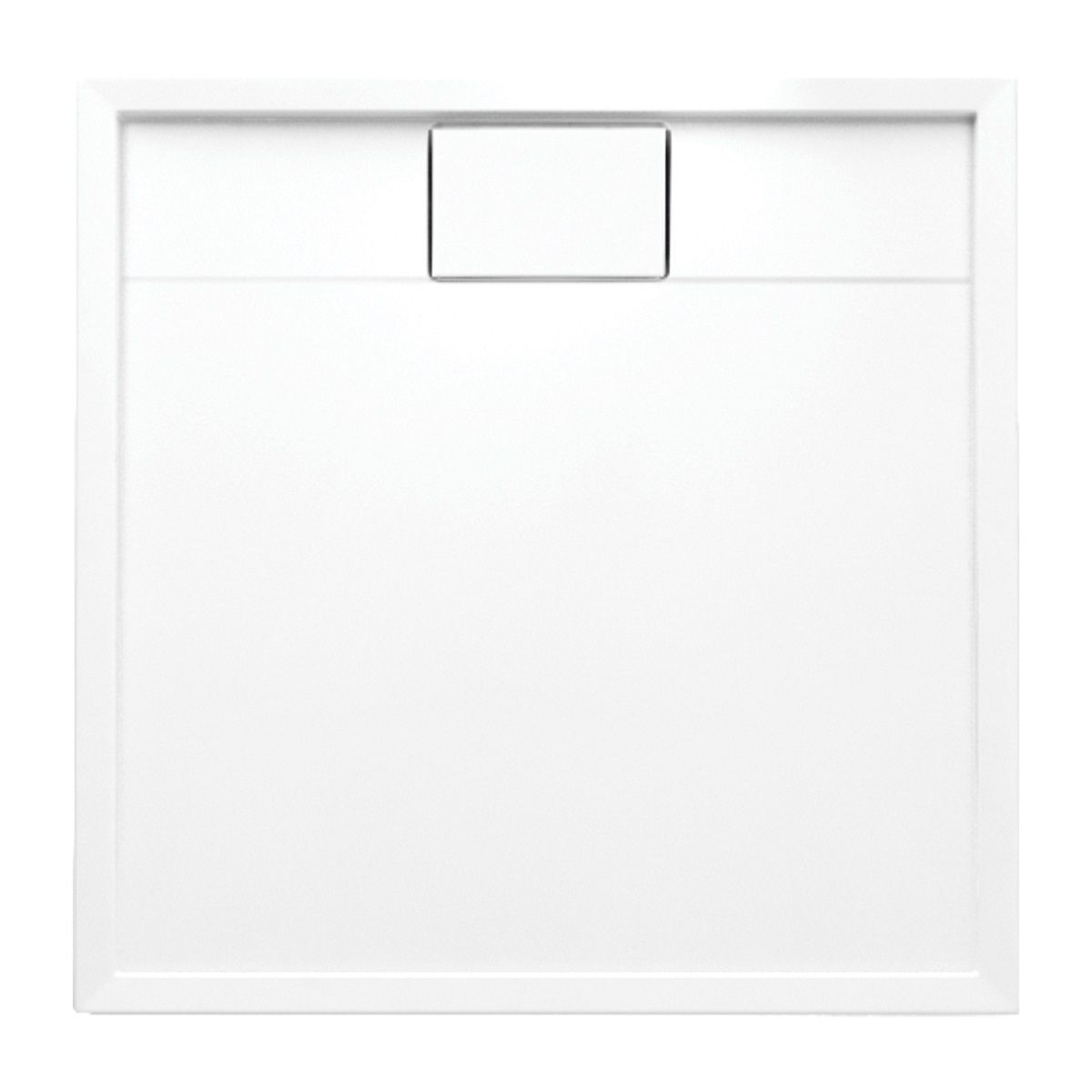 Cadita dus  OMNIRES BROOKLIN Resigilat, 90x90x5 cm, Alb lucios, acril sanitar