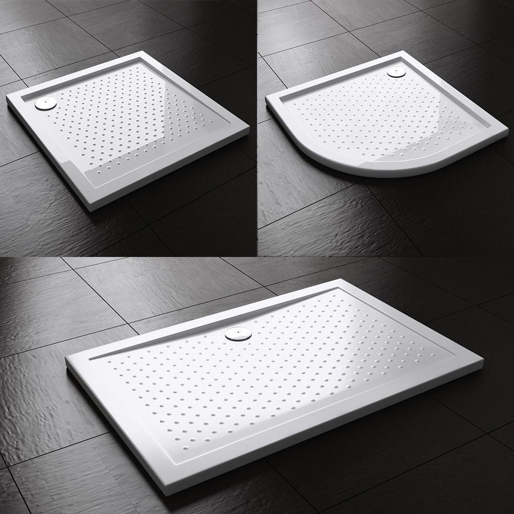 Cadita dus EGO-L, 4 cm inaltime, acril sanitar anti-derapant, latimi intre 70 si 140 cm