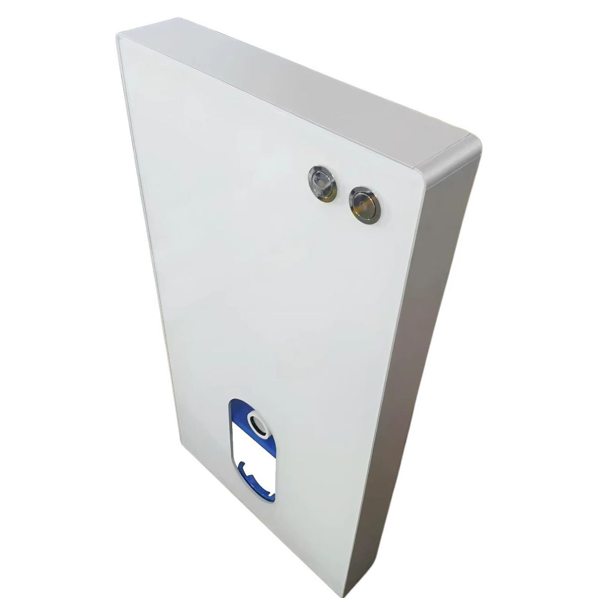 Cadru wc cu rezervor din sticla securizata alba, dimensiunea 50x103 cm , montaj pe podea, Ego-Lilium