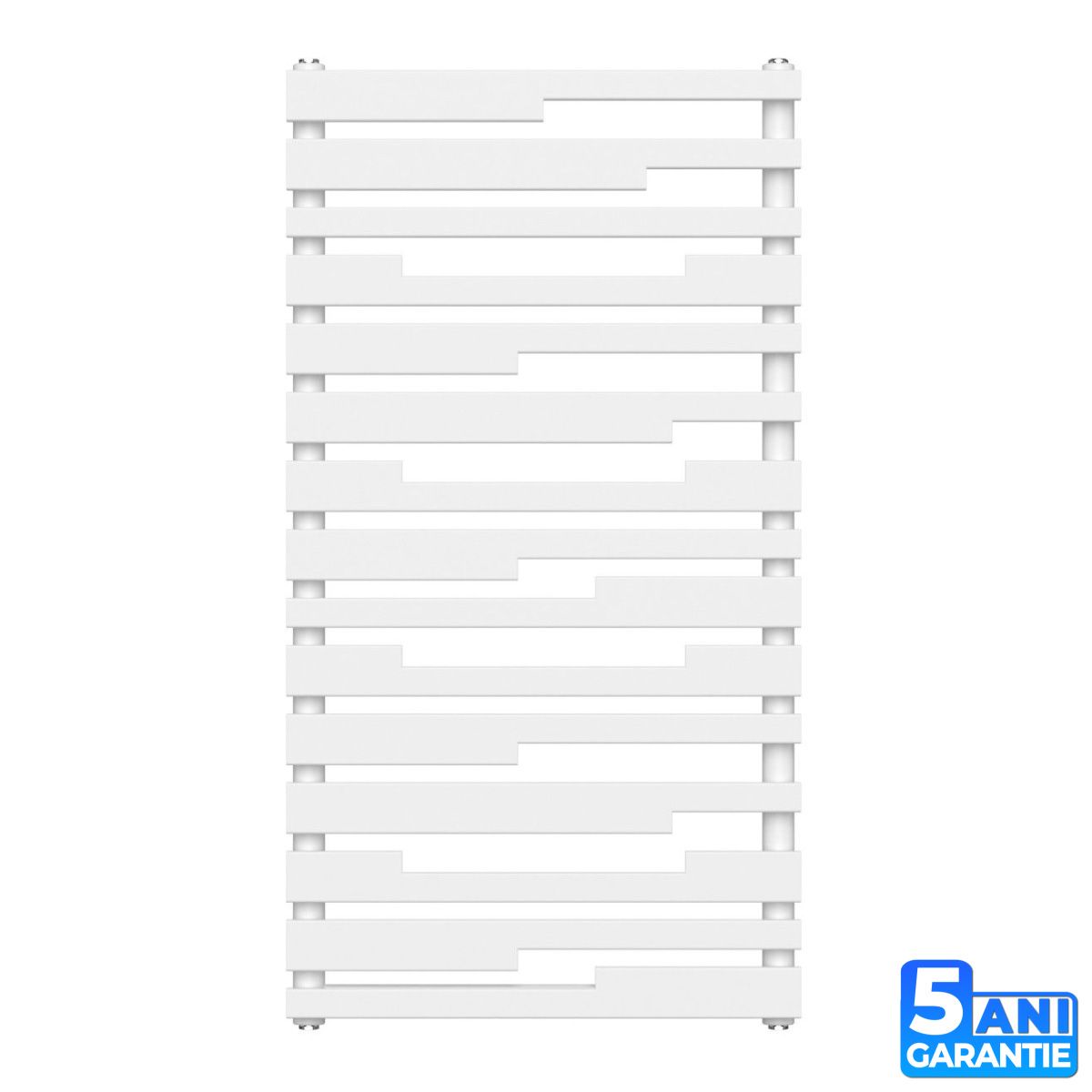 Calorifer  Alb, 112x60 cm, 662 W, 15 elementi, radiator Portprosop din otel, Emir