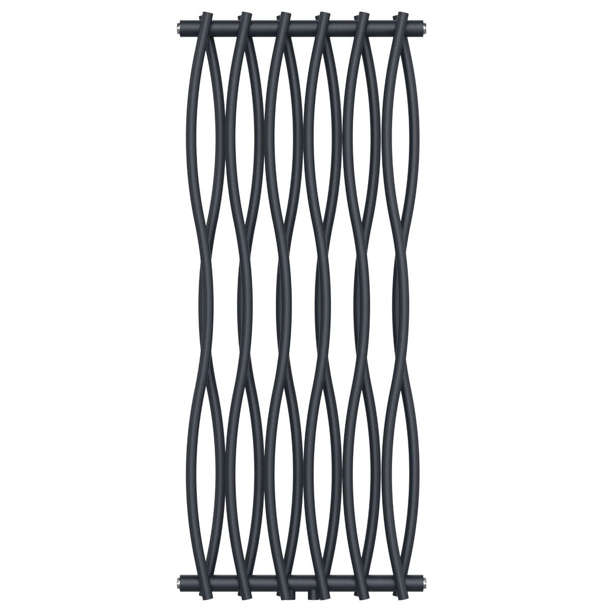 Calorifer Decorativ Antracit, 120x50 cm , 506 W, 12 elementi, otel, Baie sau camera, Emre