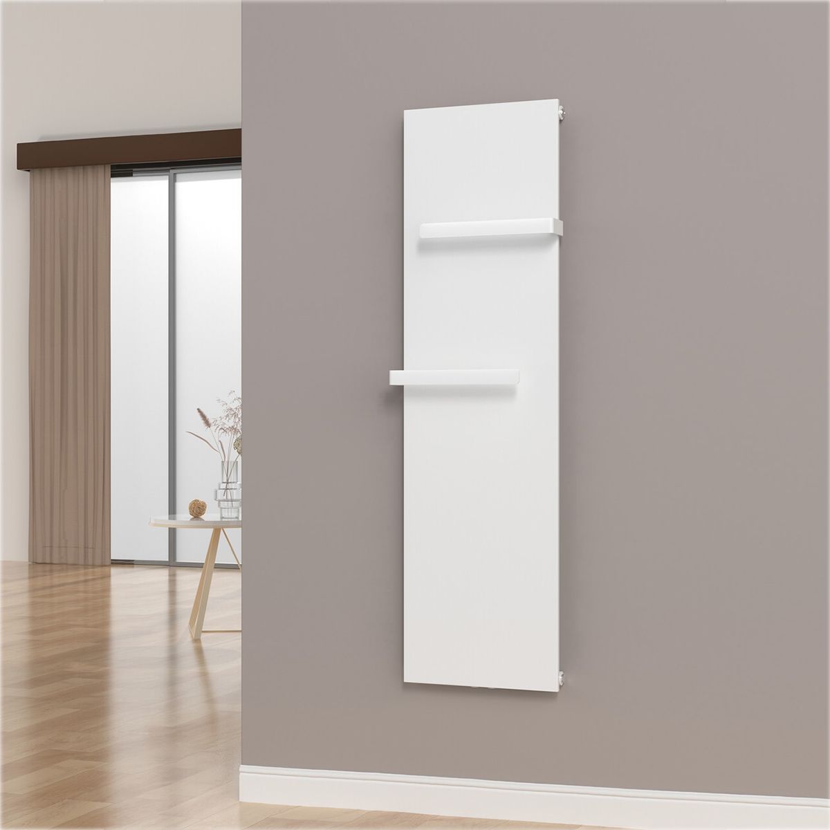 Calorifer Ego-Aphrodite, radiator Portprosop din otel, Alb, 140-160-180 x 45 cm