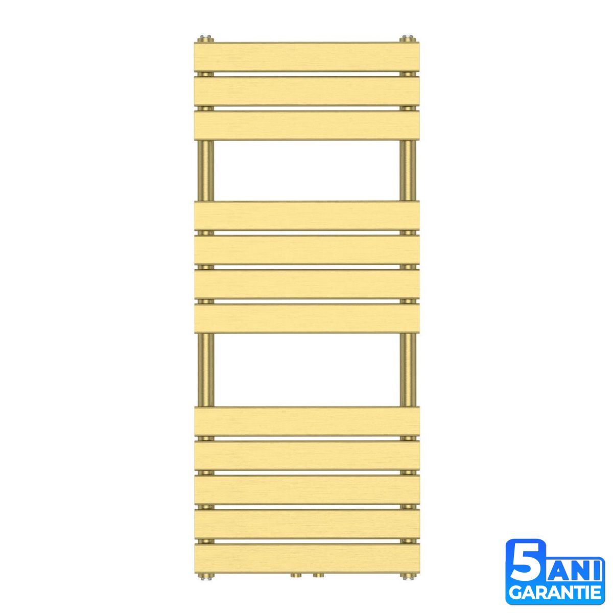 Calorifer EGO - Nadir, Auriu Lucios, radiator Portprosop din otel, 120 sau 140 x 50 cm
