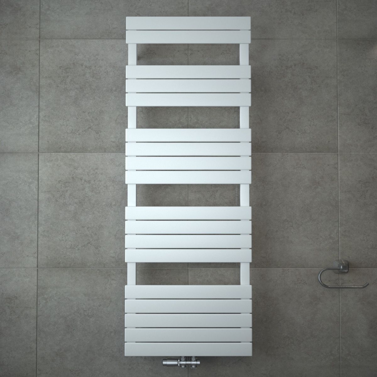 Calorifer EGO - Nadir, radiator Portprosop din otel, Alb sau Antracit, 100-120-140-160-180 cm