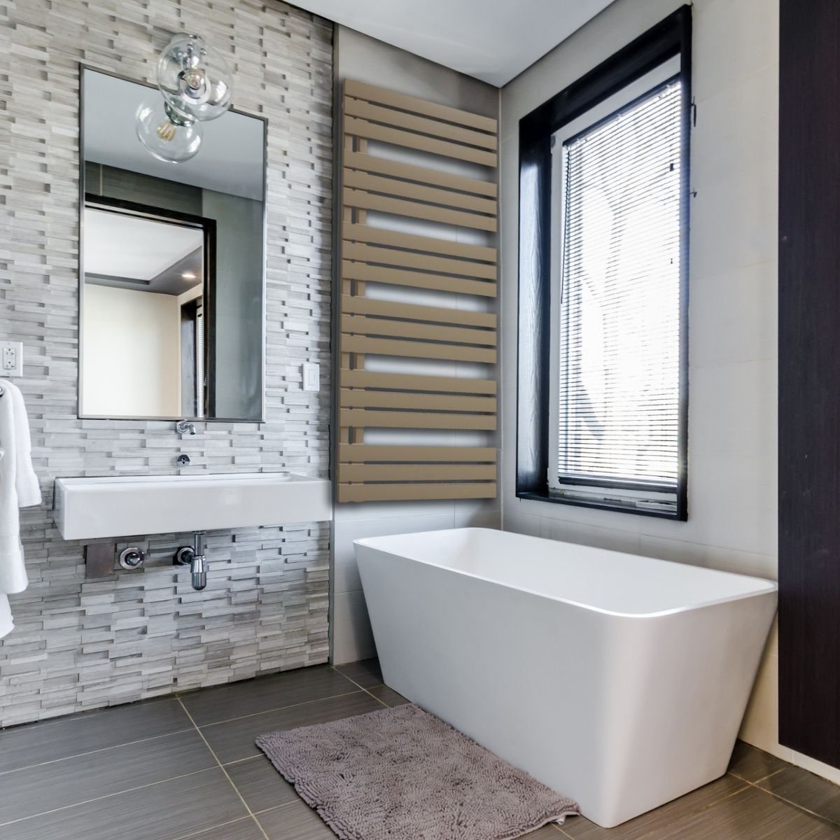 Calorifer EGO - Nasim, Radiator portprosop din otel, 3 culori disponibile, 115-140-164 cm, Design deosebit