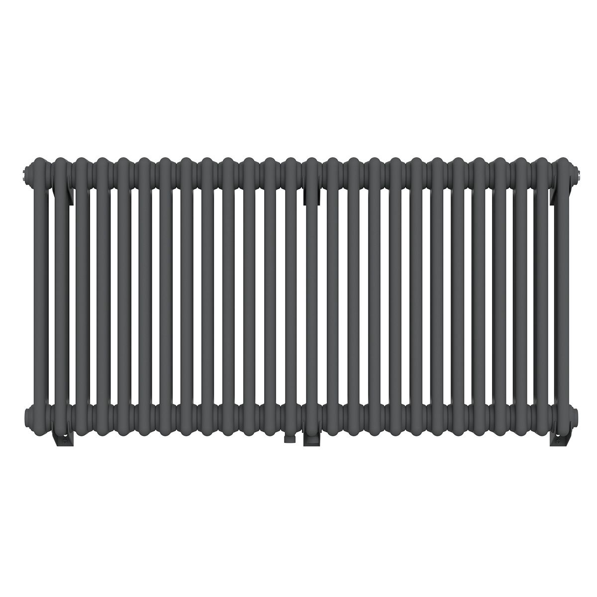 Calorifer orizontal din otel, 119x60 cm, 26 elementi, 1225 W, Antracit, Albion