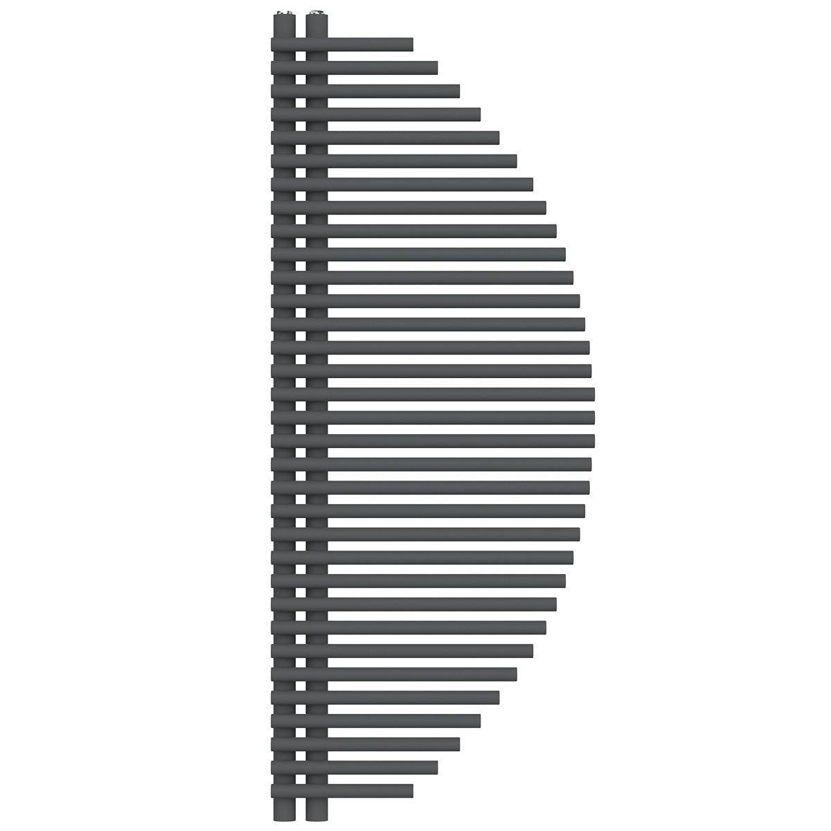 Calorifer, radiator, Portprosop din otel, 33 elementi, 585 W, 125x50 cm, Antracit, Brisa Blanca