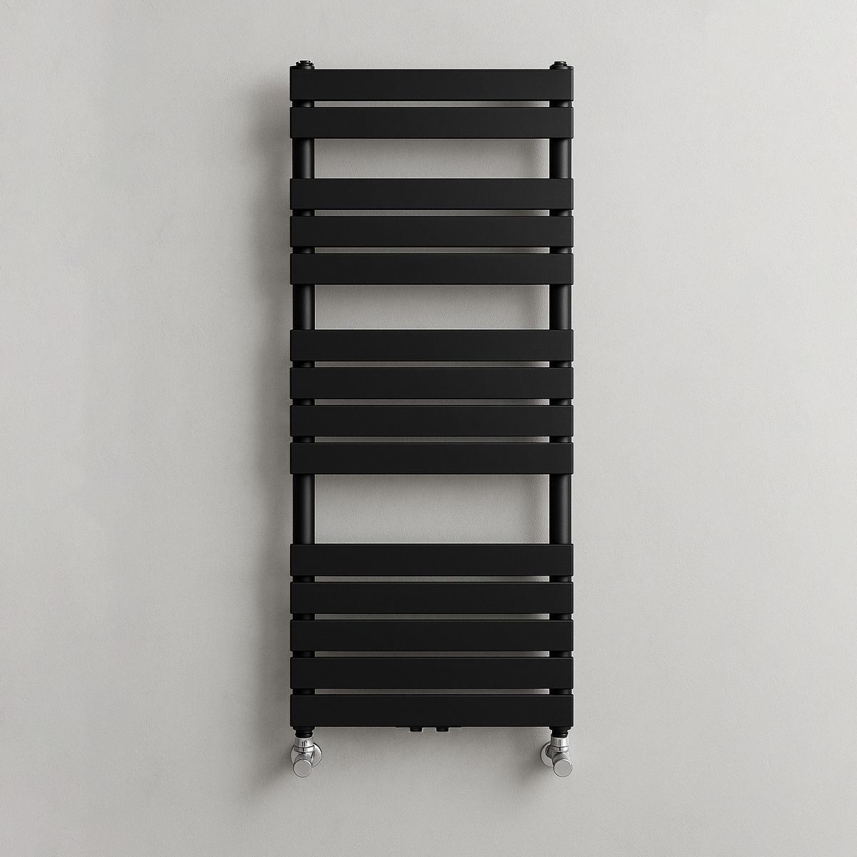 Calorifer, radiator Portprosop din otel, Negru Mat, Dimensiune: 120-140-160x50 cm, Nadir