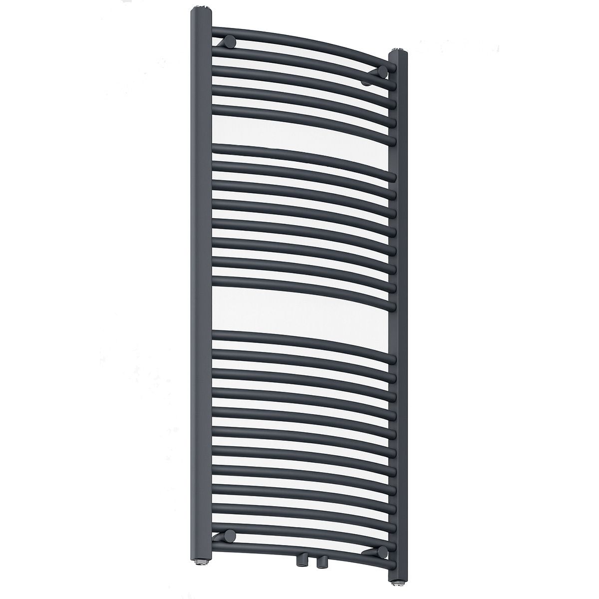 Calorifer, radiator Portprosop din otel,120-150-180x50 cm, Antracit, Design Curbat, Terma