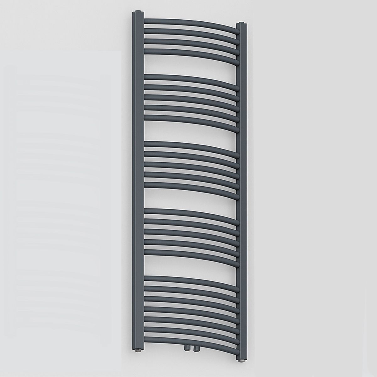 Calorifer, radiator Portprosop din otel,120-150-180x50 cm, Antracit, Design Curbat, Terma