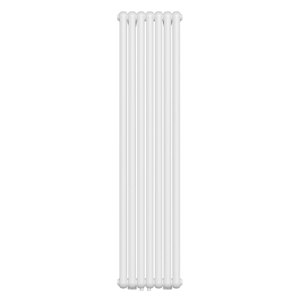 Calorifer vertical din otel, 188x44 cm, 2960 W, 7 elementi, Alb, Eleganza