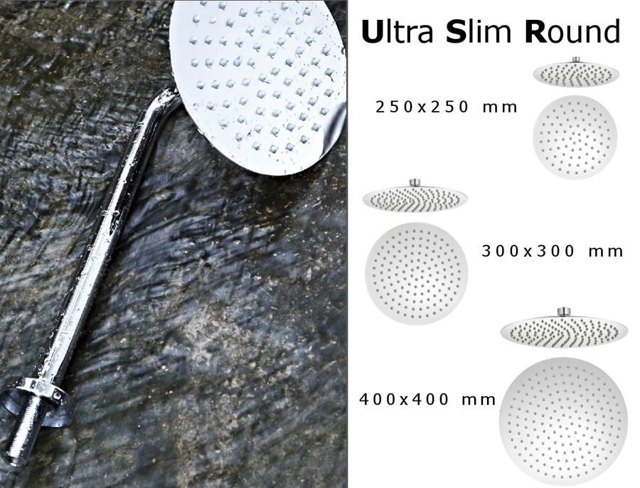 Cap de dus Ultra Slim Round, tip ploaie