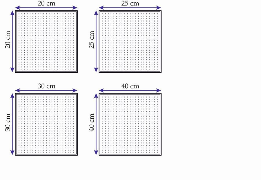 Cap de dus Ultra Slim Square, tip ploaie tropicala