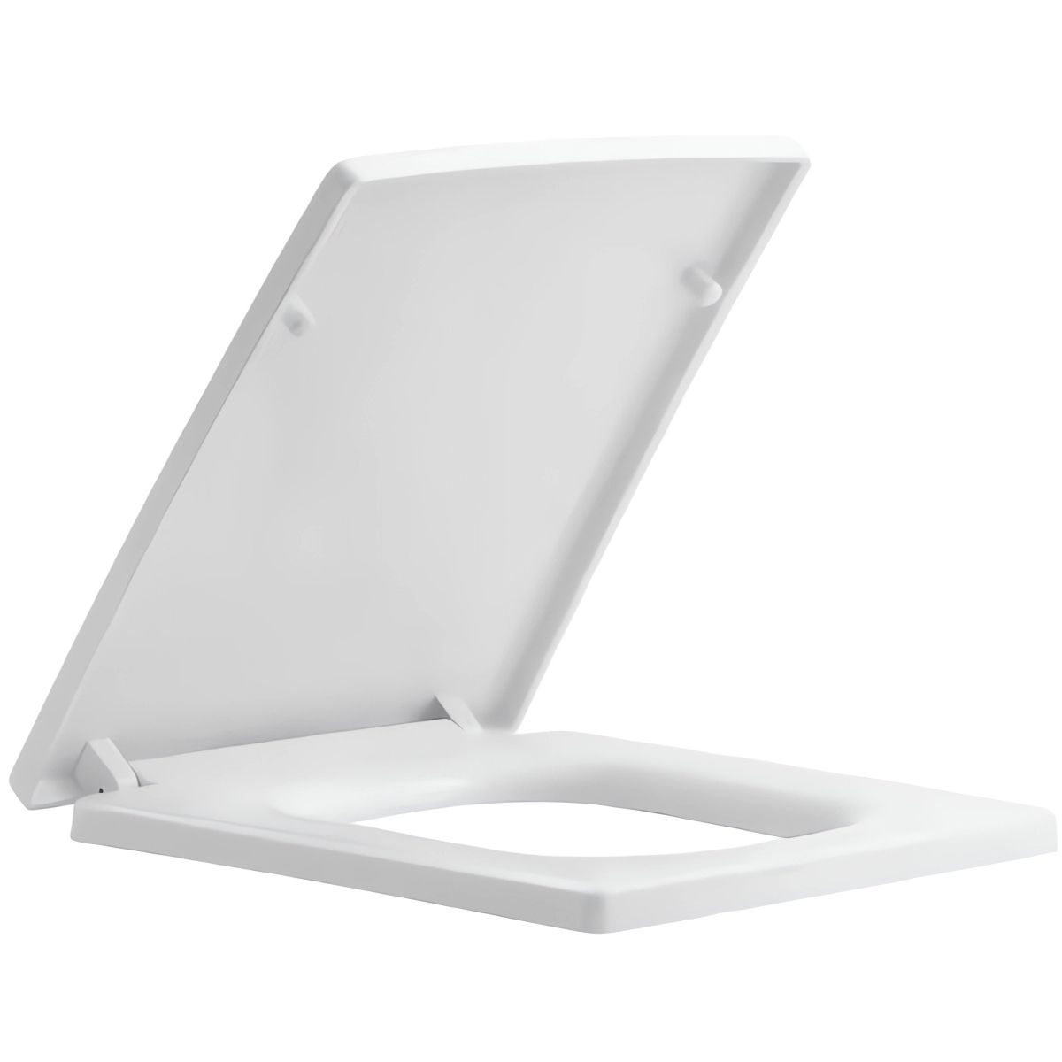 Capac Duroplast, Alb, sistem Quick-Release, inchidere Soft-Close pentru vas wc Enrico Alb