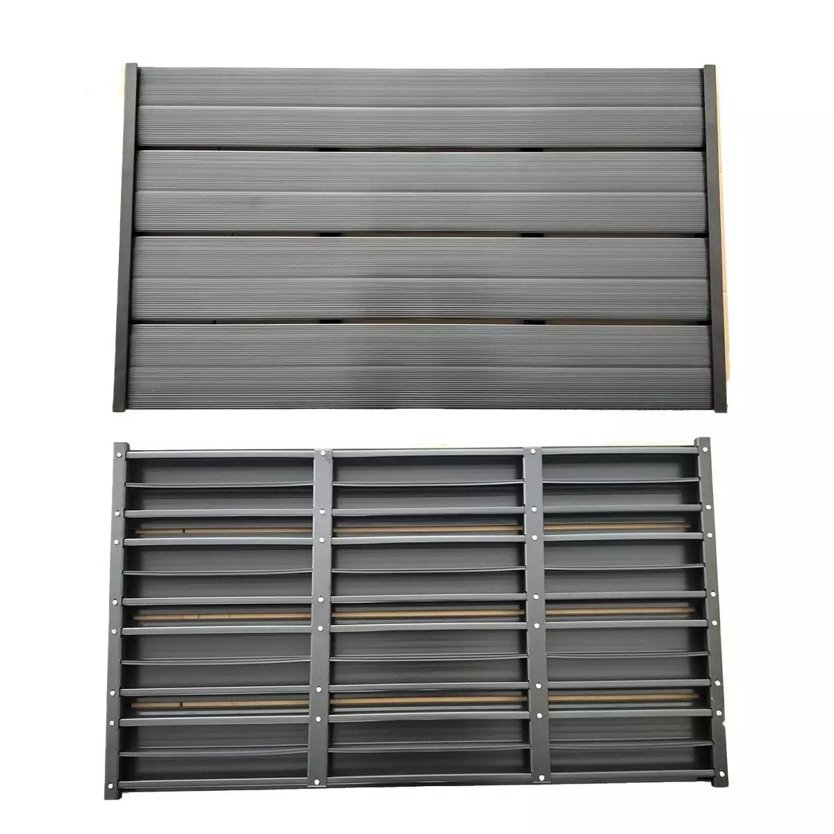 Dus solar dublu pentru gradina si piscina, capacitate 60 Litri, 2 dusuri tip ploaie, 2 dusuri pentru picior, Negru-Verde, Fresco