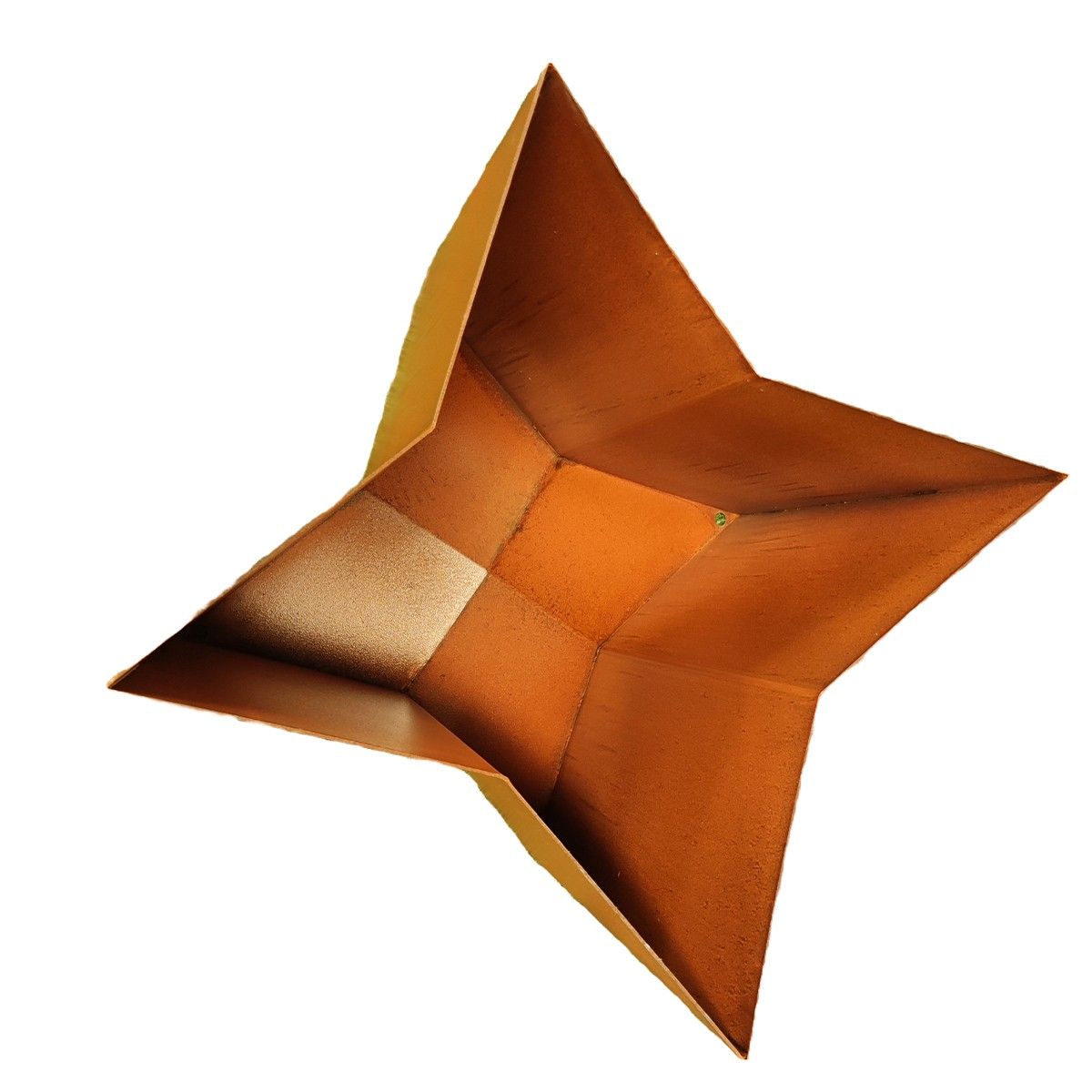 Gratar pe lemn cu plita, Vatra, Multifunctional, din otel corten de 2 mm,  dia 100xH 70 cm, AshCraft