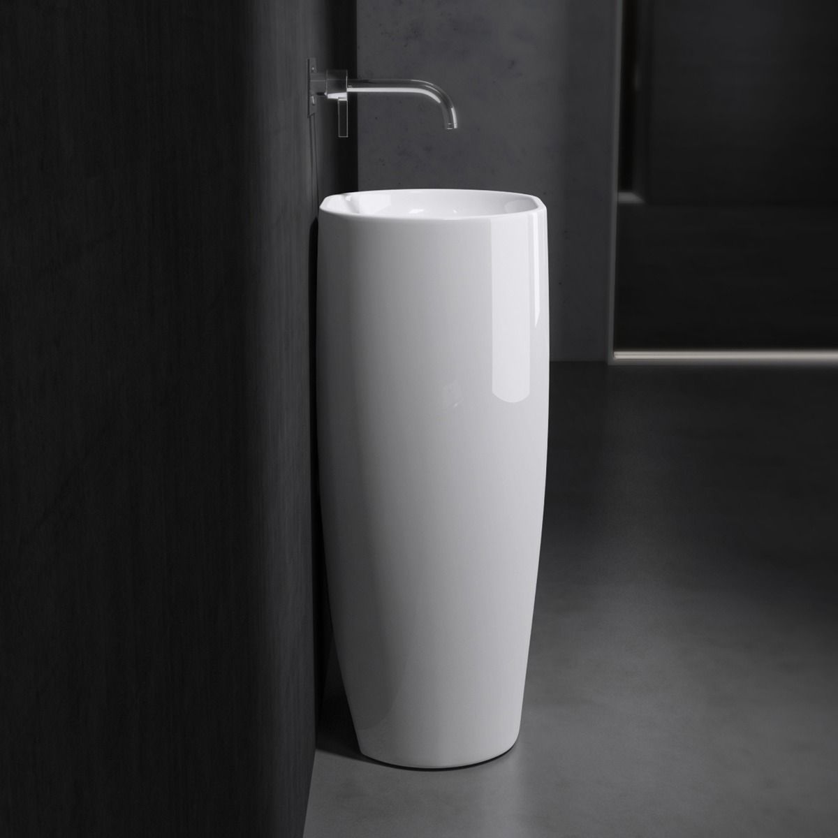 Lavoar stativ EGO 32, compozit marmura, fara gaura baterie